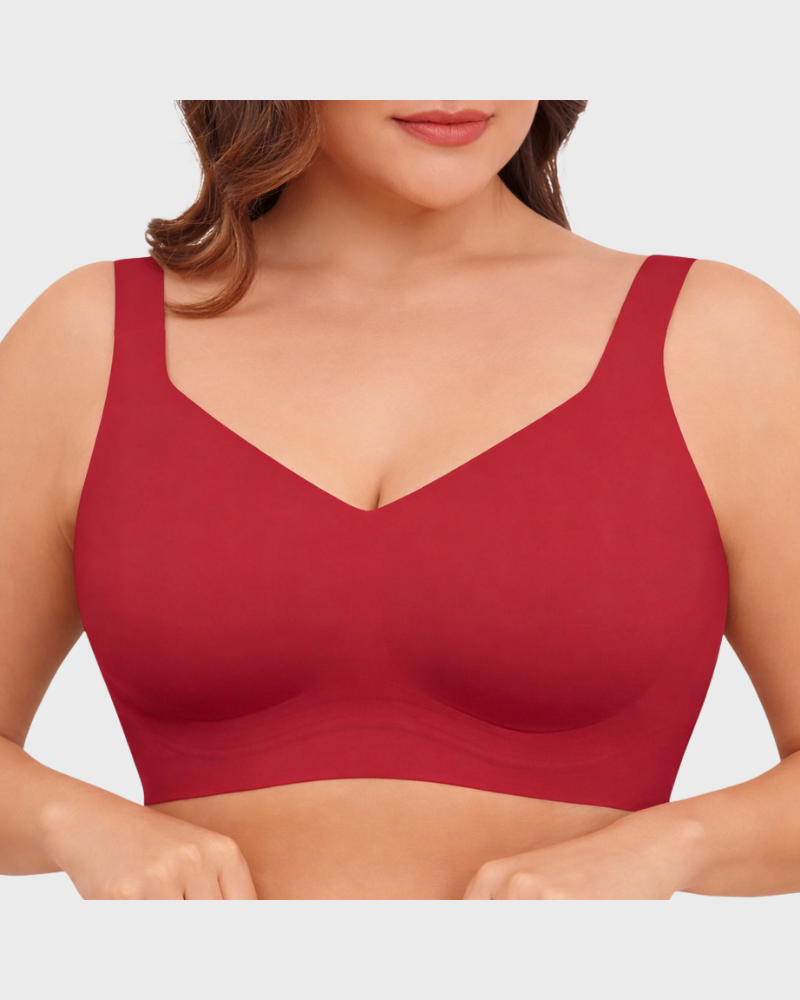 Soutien-gorge en gel sans armatures à couvrance totale – Effet lissant et confort