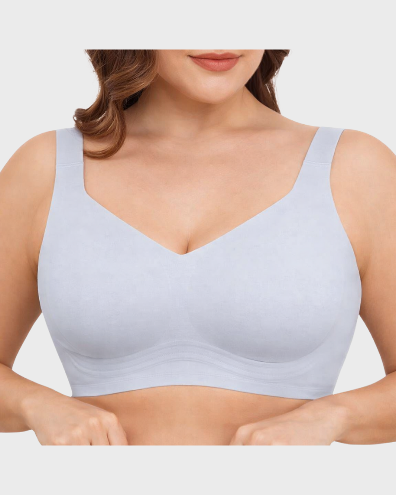 Soutien-gorge en gel sans armatures à couvrance totale – Effet lissant et confort