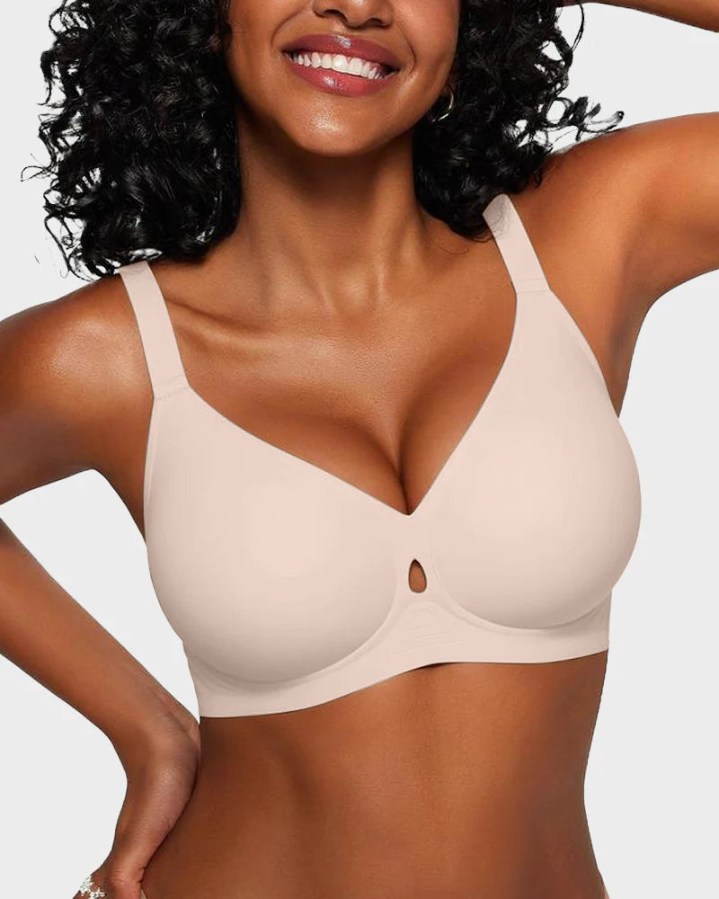 Seamless Jelly Support Bra – Full Coverage & Breathable Comfort