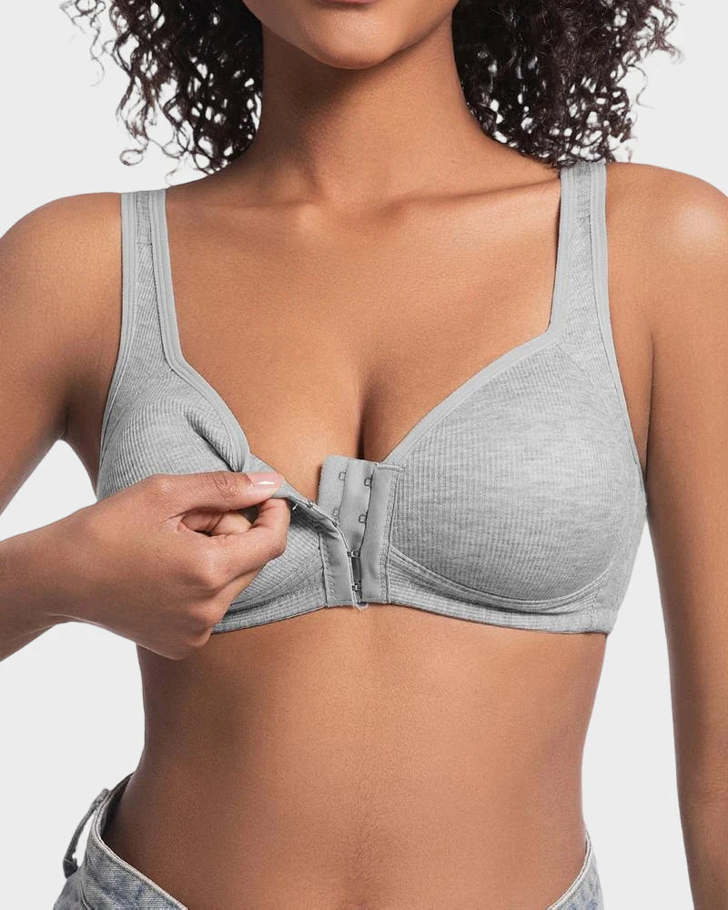 Easy-On Front Closure Comfort Bra