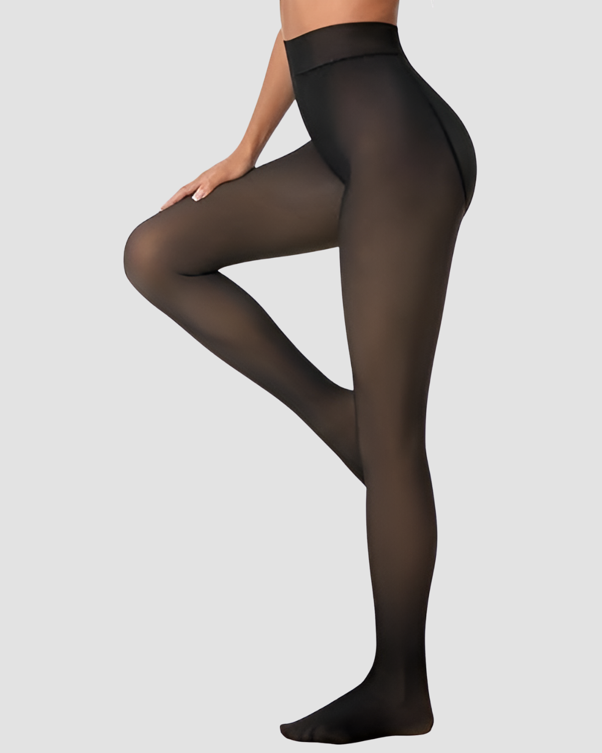 Collants translucides en polaire phosphorescente