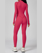 SculptZip™ Long Sleeve Yoga Bodysuit