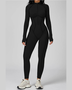 SculptZip™ Long Sleeve Yoga Bodysuit