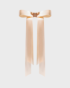 Veloura Champagne Magnetic Bow Clip