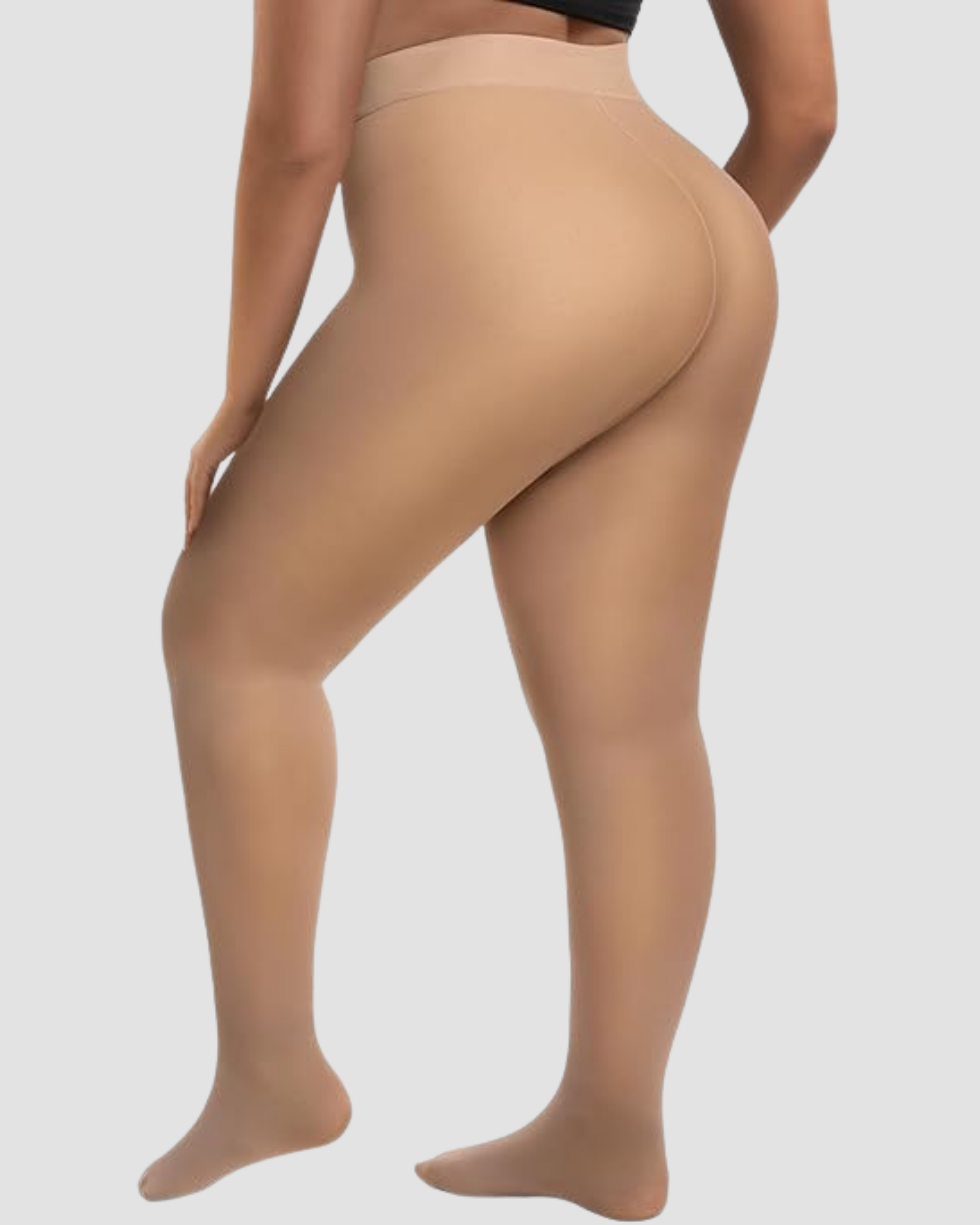 Collants en polaire translucide phosphorescente - Grandes tailles