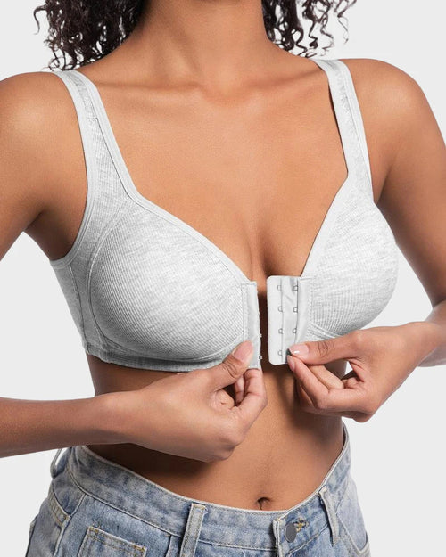 Easy-On Front Closure Comfort Bra