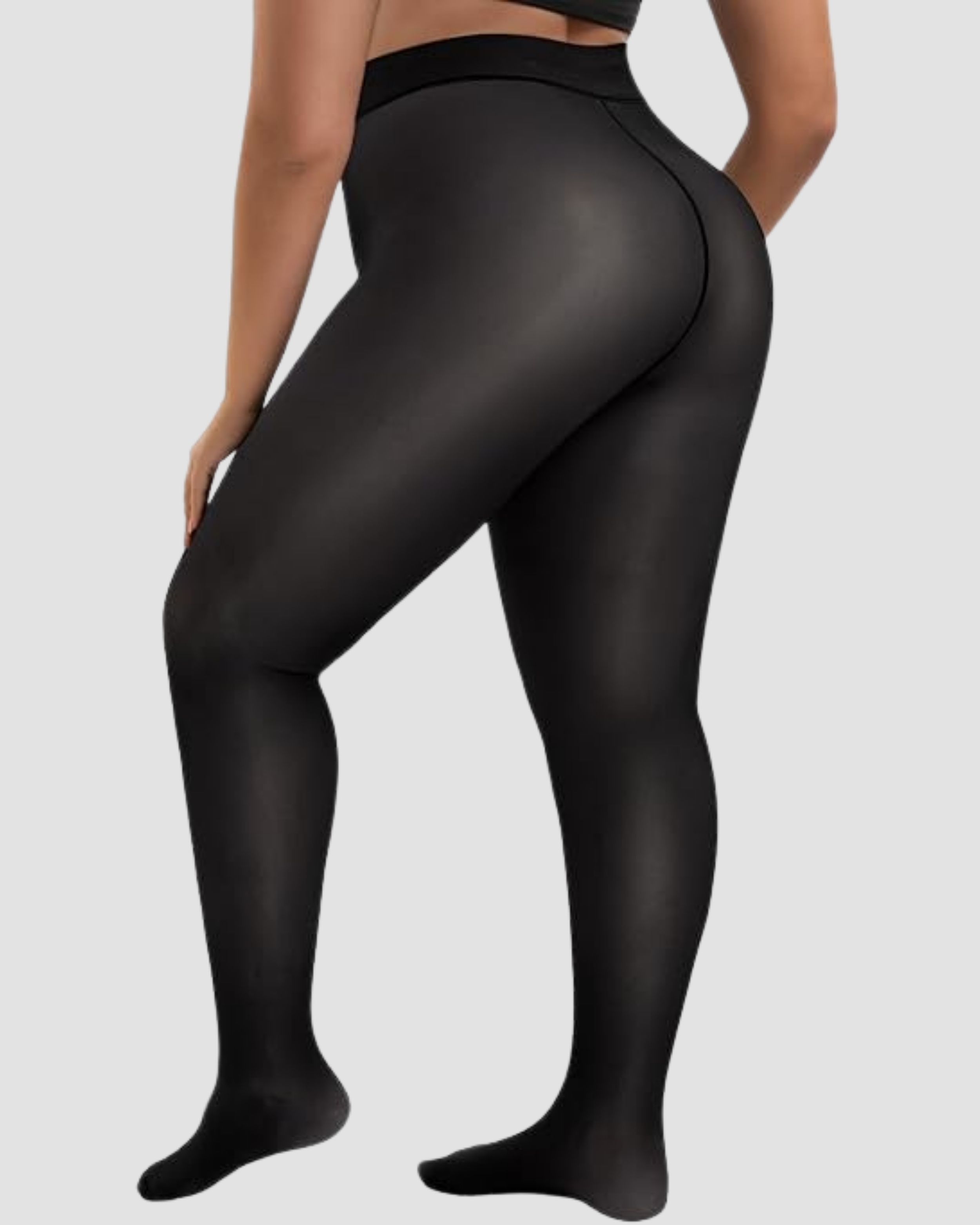 Collants en polaire translucide phosphorescente - Grandes tailles