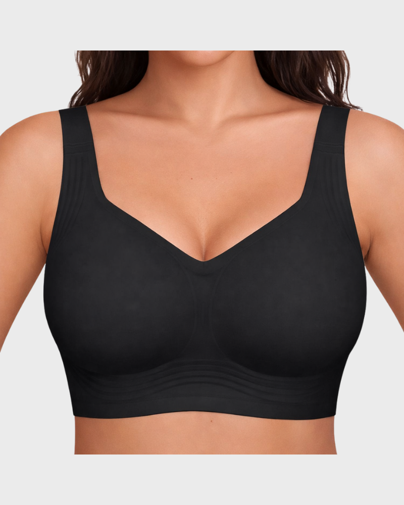Soutien-gorge en gel sans armatures à couvrance totale – Effet lissant et confort