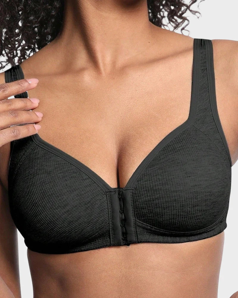 Easy-On Front Closure Comfort Bra