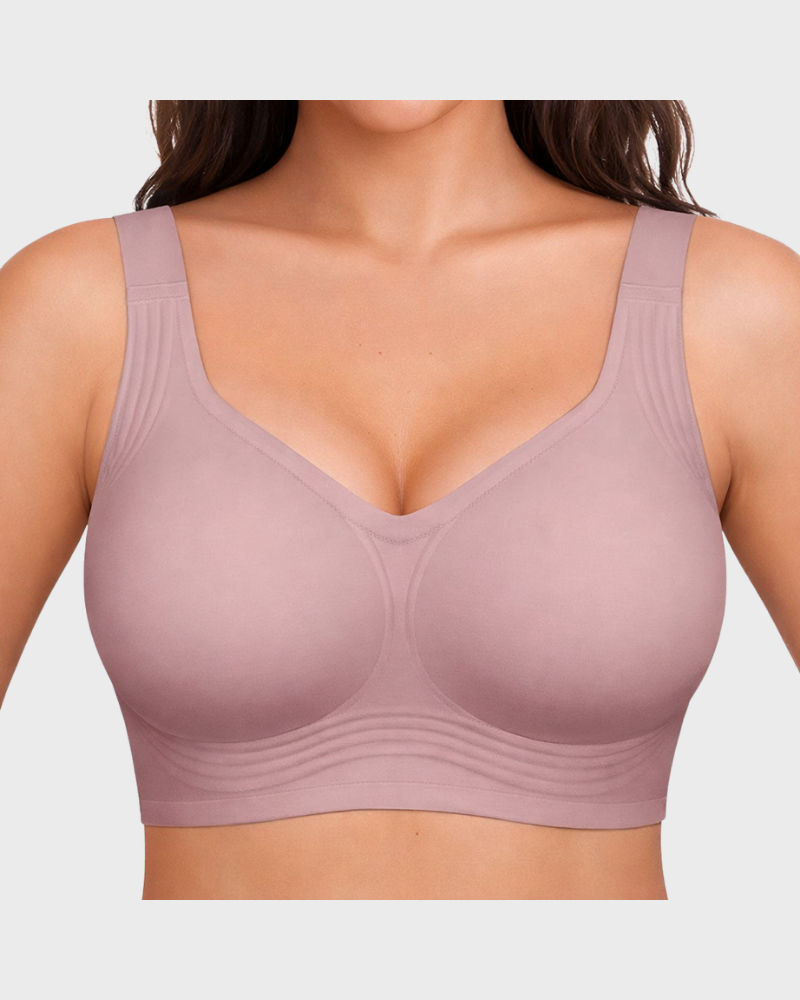 Soutien-gorge en gel sans armatures à couvrance totale – Effet lissant et confort