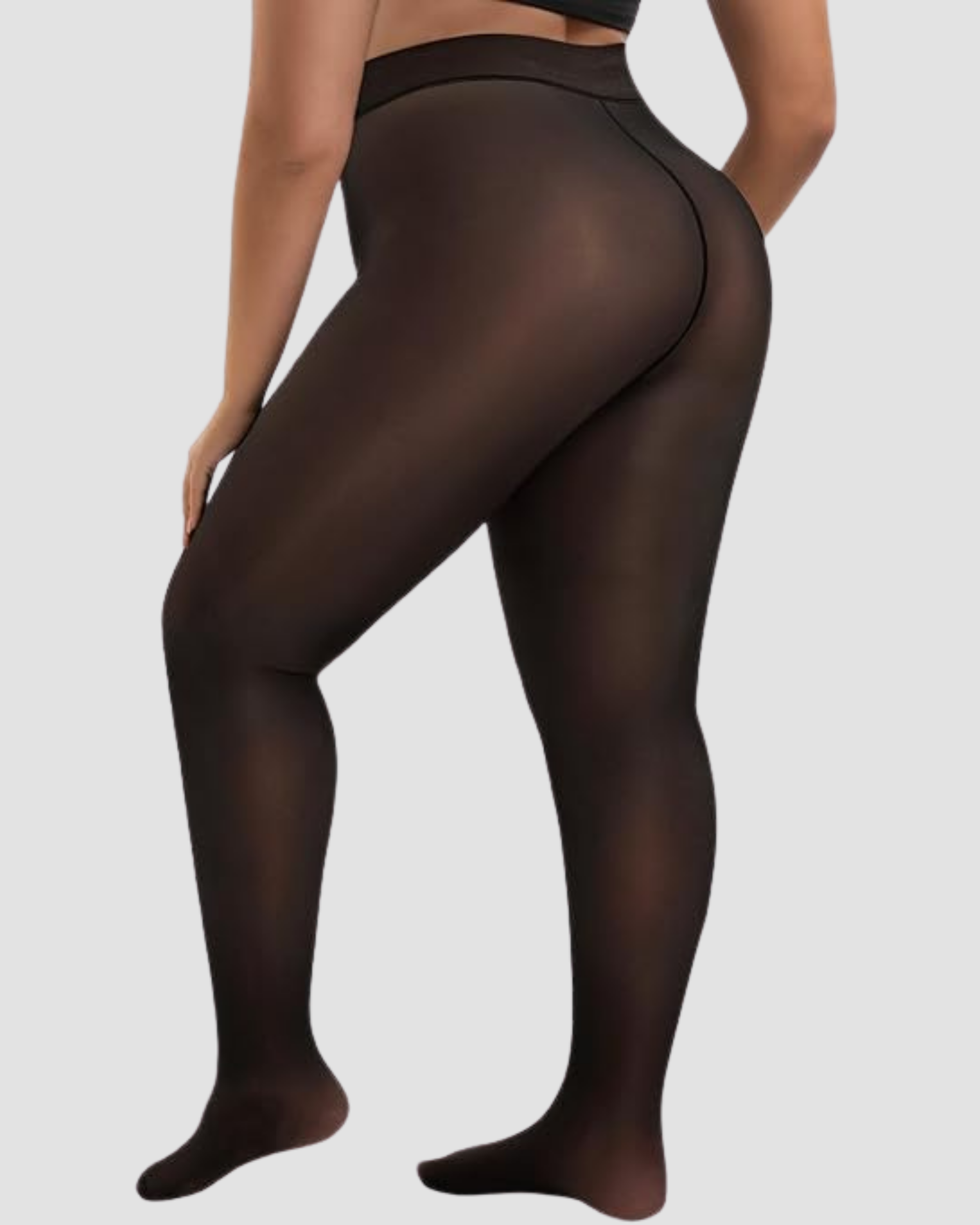 Collants en polaire translucide phosphorescente - Grandes tailles