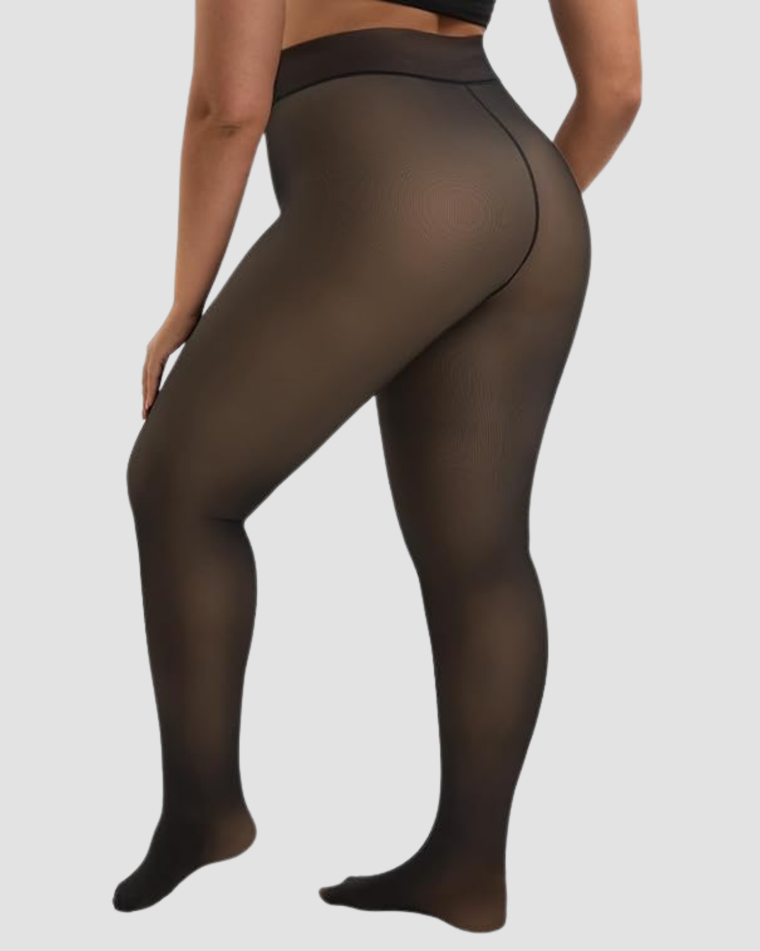 Collants en polaire translucide phosphorescente - Grandes tailles