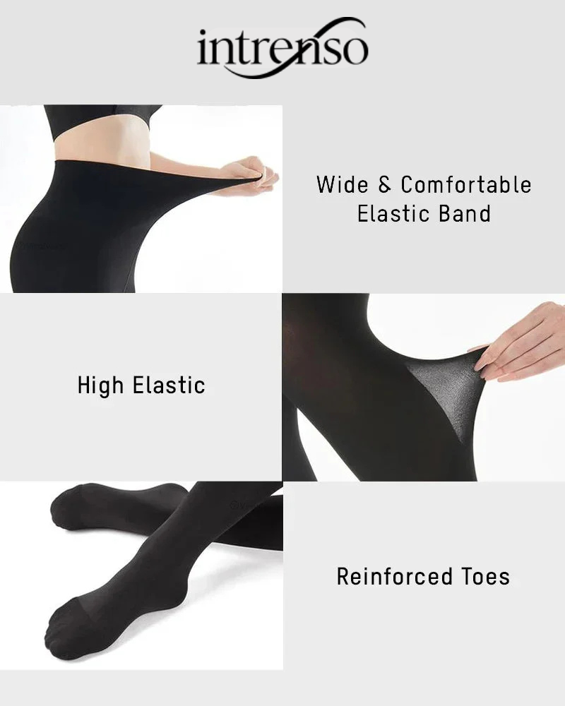 Collants translucides en polaire phosphorescente