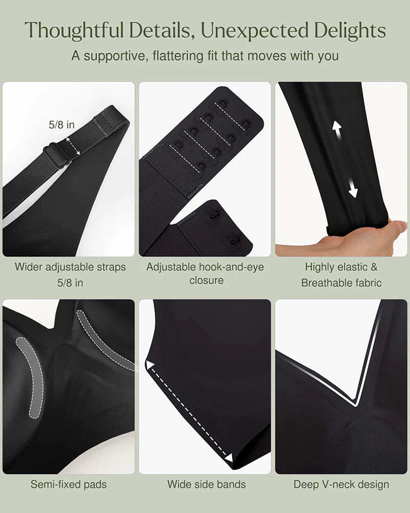 Seamless Deep V SculptLift Wireless Bra 3.0